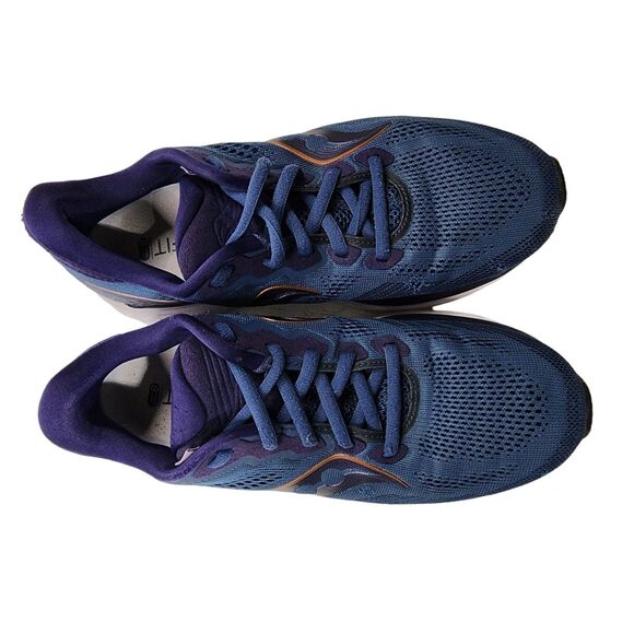 Saucony Womens Ride 14 Sneakers Size 7.5 Blue Purple Running Shoes S10650-35 - Picture 3 of 6